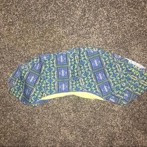 patterned bathing suit top